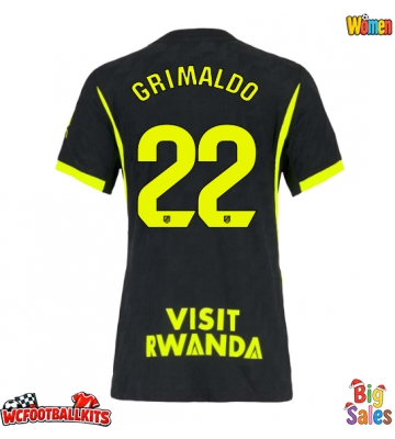 Atletico Madrid Alejandro Grimaldo #22 Replica Away Stadium Shirt for Women 2026-27 Short Sleeve